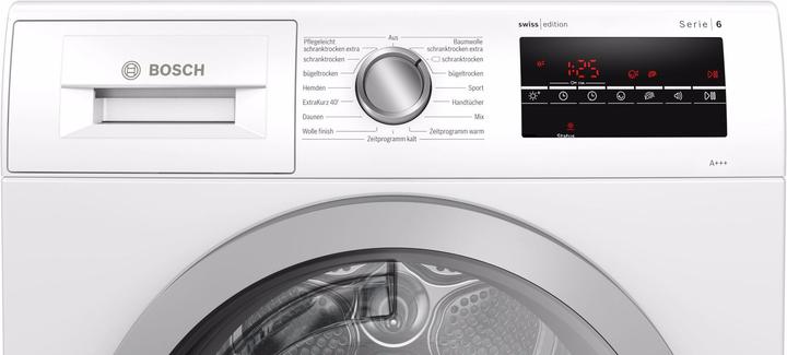 Produktbild Bosch Hausgeräte WTR87T50CH (8 kg, Rechts, CH-Stecker)