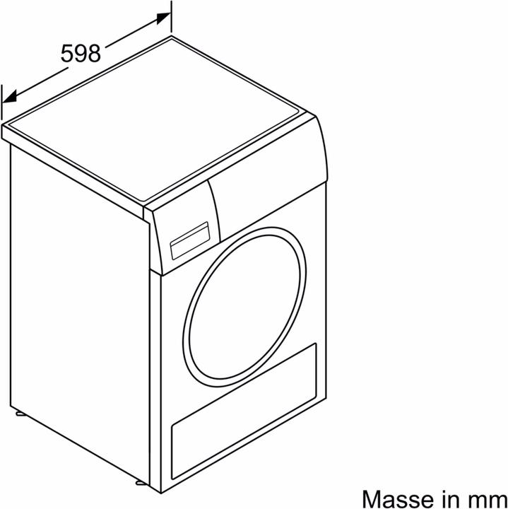 Produktbild Bosch Hausgeräte WTR87T50CH (8 kg, Rechts, CH-Stecker)