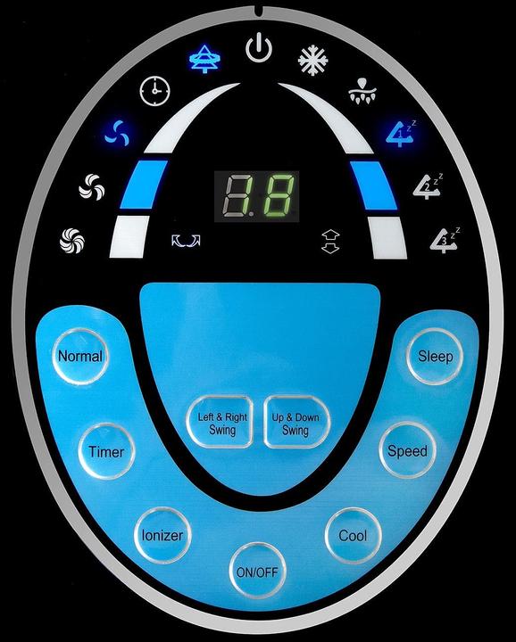 Actual product image Sichler Evaporative air cooler LW-610 with ioniser (443.58 BTU/h)