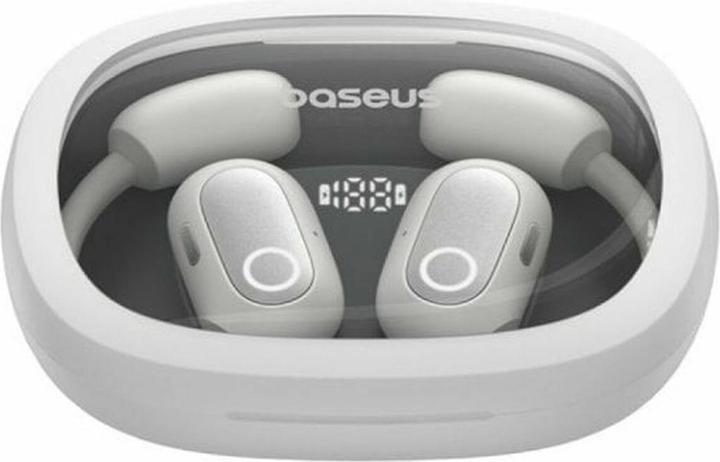 Actual product image Baseus Eli Fit Open- Ear Headset Drahtlose Konnektivität/Musik USB Typ-C Bluetooth Weiss (7.50 h, Wireless)