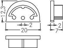 Actual product image Brumberg End piece
