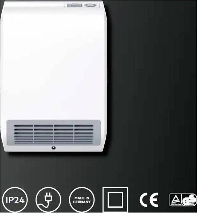 Actual product image AEG Haustechnik Fan heater VH 213, 2 kW for approx. 25m², LC display, weekly timer (2000 W)