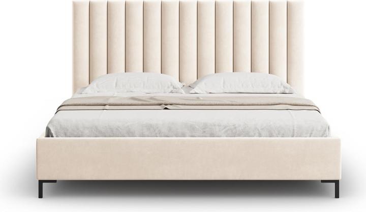 Image du produit Micadoni Lit Coffre en Velours Avec Tête de Lit, "Allison", 220x170x130Fabriqué en Europe (160 x 200 cm)