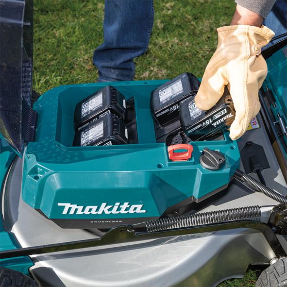 Actual product image Makita DLM462Z Self-propelled battery lawnmower 4X18V, BL motor, 46cm, 3 (Rechargeable battery operated)