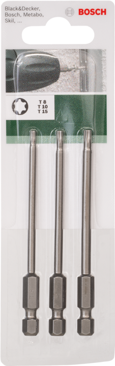 Actual product image Bosch Zubehör Torx bit Accessories E 6.3 3 S (T8, T15, T10)