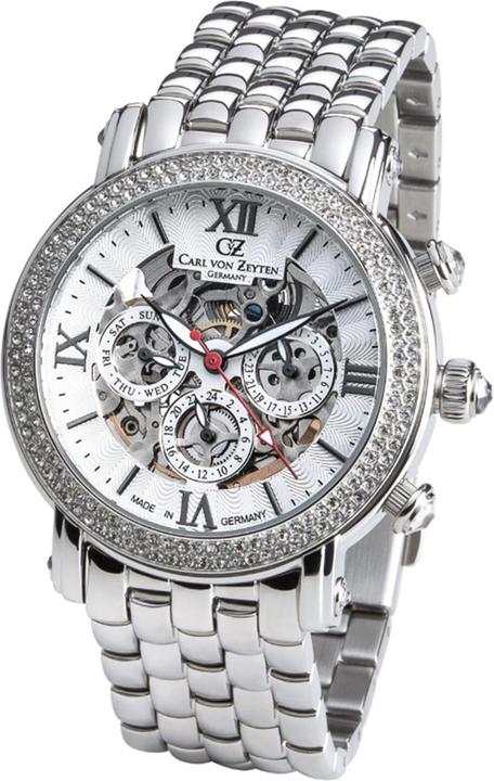Produktbild Carl von Zeyten CVZ0062WHMS Kniebis Automatikuhr Black Forest 40mm 5ATM (Analoguhr, 40 mm)