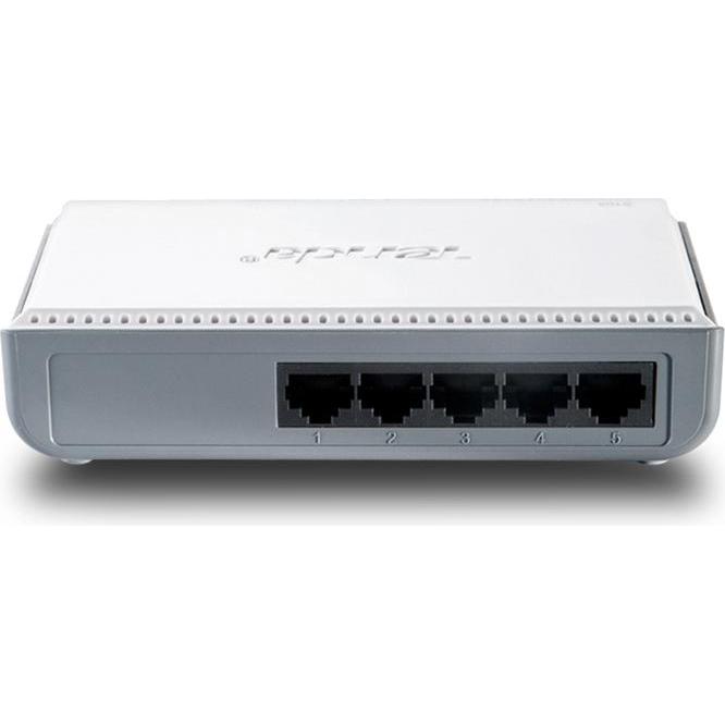 Tenda 5-Port FE S105 (5 Ports), Netzwerk Switch, Weiss