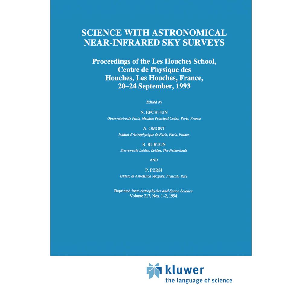 Science with Astronomical Near-Infrared Sky Surveys, Fachbücher von N. Epchtein, P. Persi, A. Omont, W. B. Burton