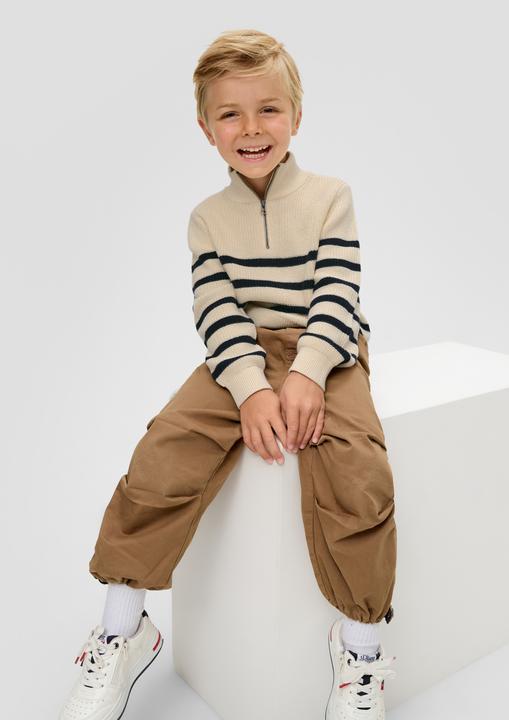Immagine prodotto s.Oliver Strickpullover Strickpullover mit Troyer-Kragen (116, 122)