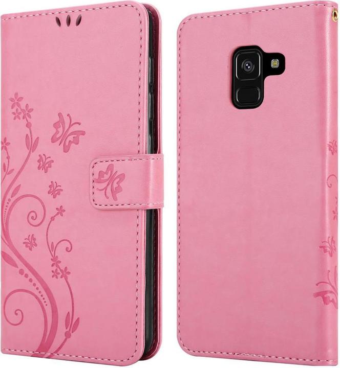 Actual product image Cadorabo Flower Book cover (Samsung Galaxy A8 (2018))