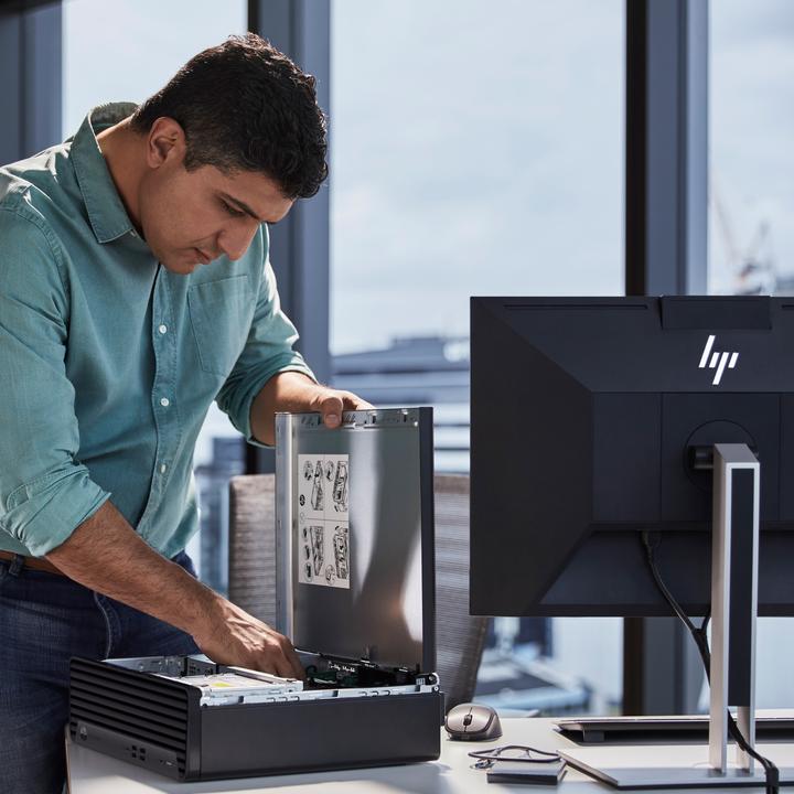 Actual product image HP Elite SFF 800 G9 Desktop PC, Intel® Core™ i5, 16 GB, DDR5-SDRAM, 512 GB, DVD±RW, Windows 11 Pro (Intel Core i5-14500, 16 GB, 512 GB, UHD Graphics 770)