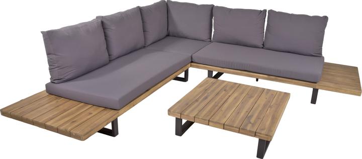 Actual product image Garden Pleasure Lounge group Acapulco brown
