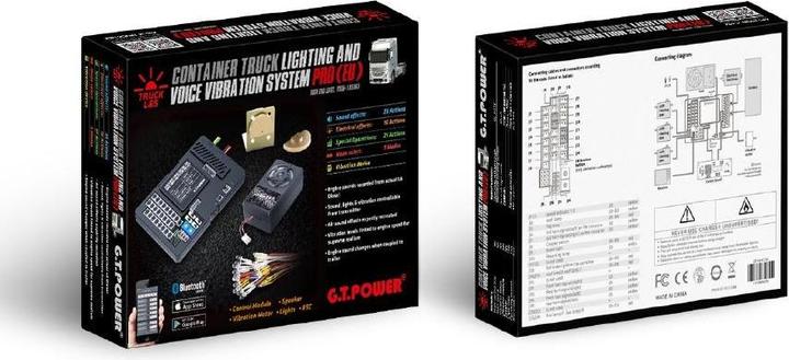 Immagine prodotto G.T. Power Modulo multifunzionale Euro Truck Pro con ESC, luci e suoni