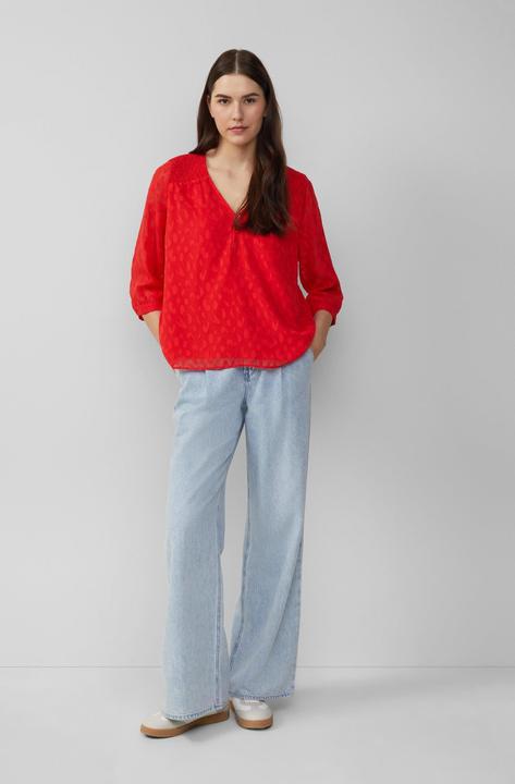 Actual product image S.Oliver Bluse Bluse aus Struktur-Chiffon im Relaxed Fit