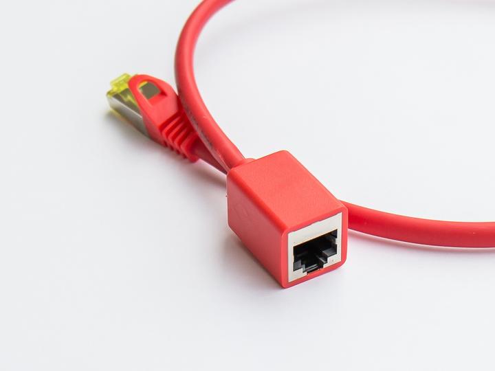 Image du produit Good Connections Rallonge de câble patch RJ45 avec câble brut Cat.7 et protection d'encliquetage (RNS®), S/FTP (S/FTP, CAT7, 2 m)