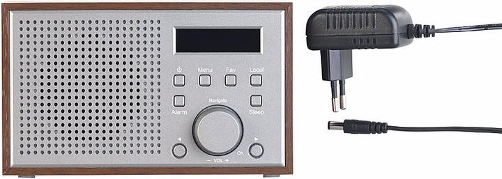 Image du produit Auvisio Radio Internet WLAN avec 2 heures de réveil (Webradio, WiFi)