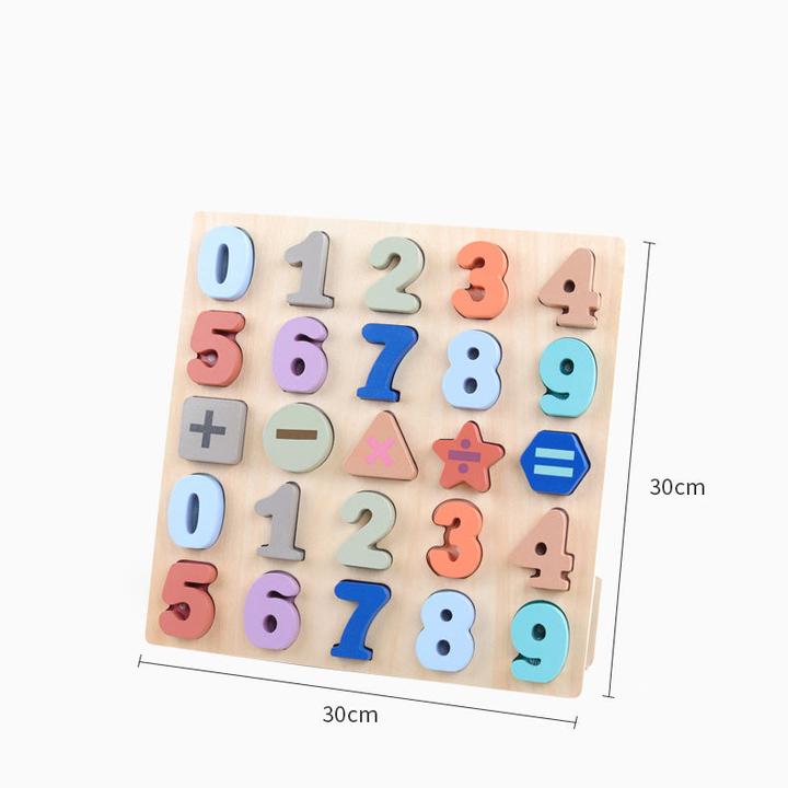 Actual product image Nelaroom Numbers pegging game - educational toy for learning to count
