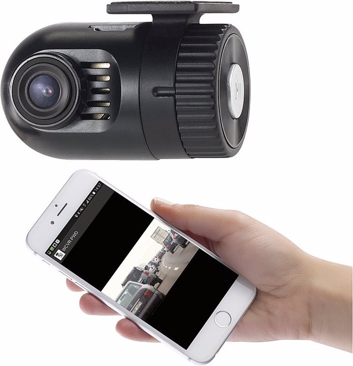 Produktbild NavGear Mini-HD-Dashcam mit Smartphone-App (WLAN)