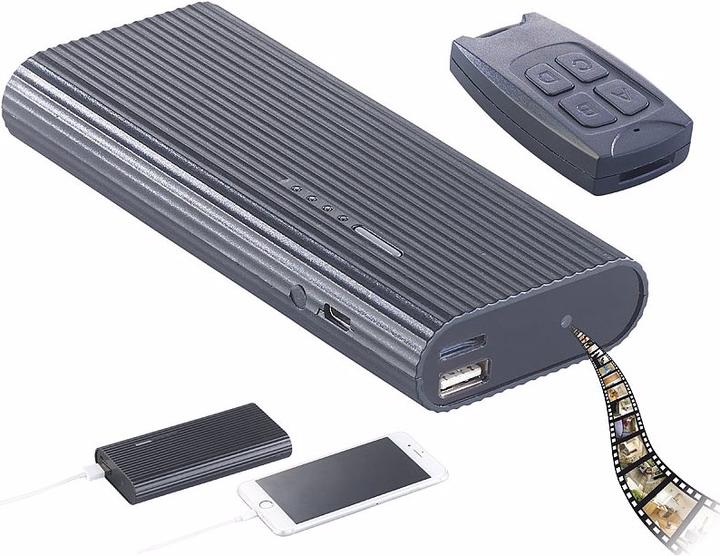 Actual product image Revolt 2in1 power bank with full HD camera