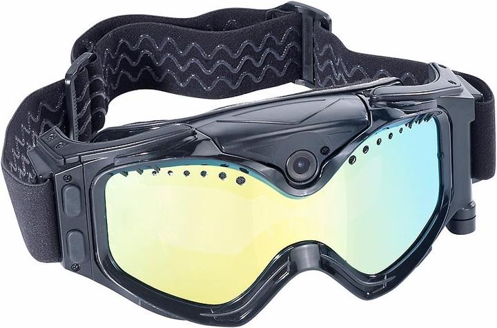 Produktbild Somikon Premium Skibrille mit integrierter HD-Action-Cam (30p)
