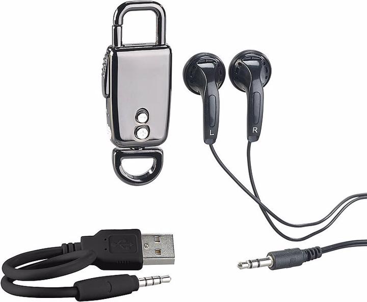 Image du produit Auvisio Enregistreur vocal porte-clés avec fonction VOX