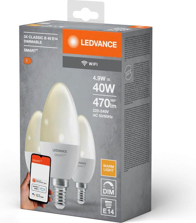 Actual product image Ledvance Smart+ (E14, 470 lm, 3x)