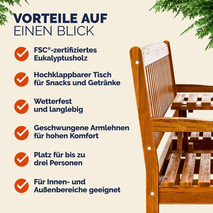 Produktbild Deuba Gartenbank