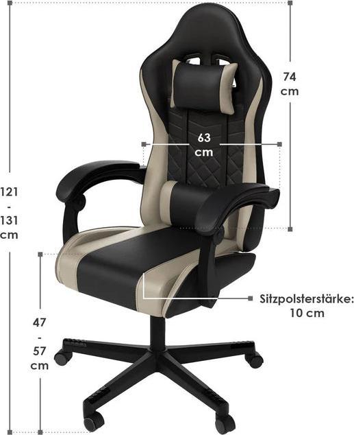 Immagine prodotto Juskys Bürostuhl HyperSeat