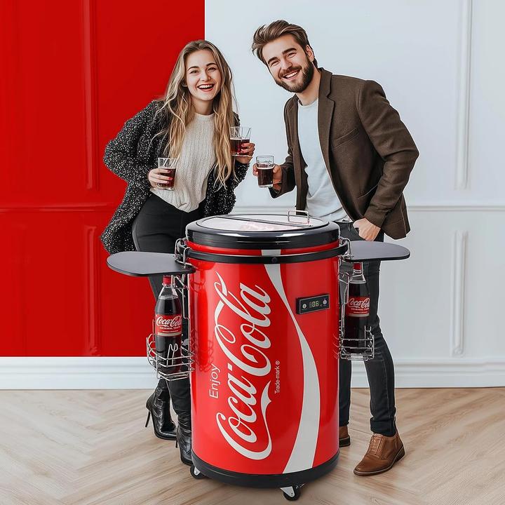 Image du produit Coca Cola SPC-88CC Party Cooler, 50L, 4 roulettes, écran LED (50 l)