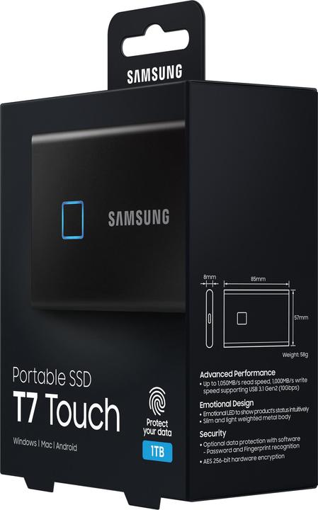 Immagine prodotto Samsung Portable T7 Touch (1 TB)