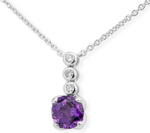 Immagine prodotto Breuning COLLIER - E.AMETHYST/Brill. 0,09 Ct. H/si (585, - Oro)