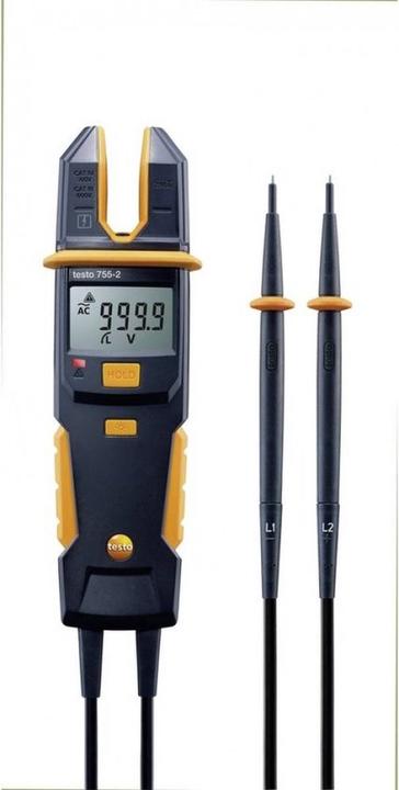 Testo Multimètre manuel, pince ampèremétrique di (CAT III 1000V, CAT IV 600V)