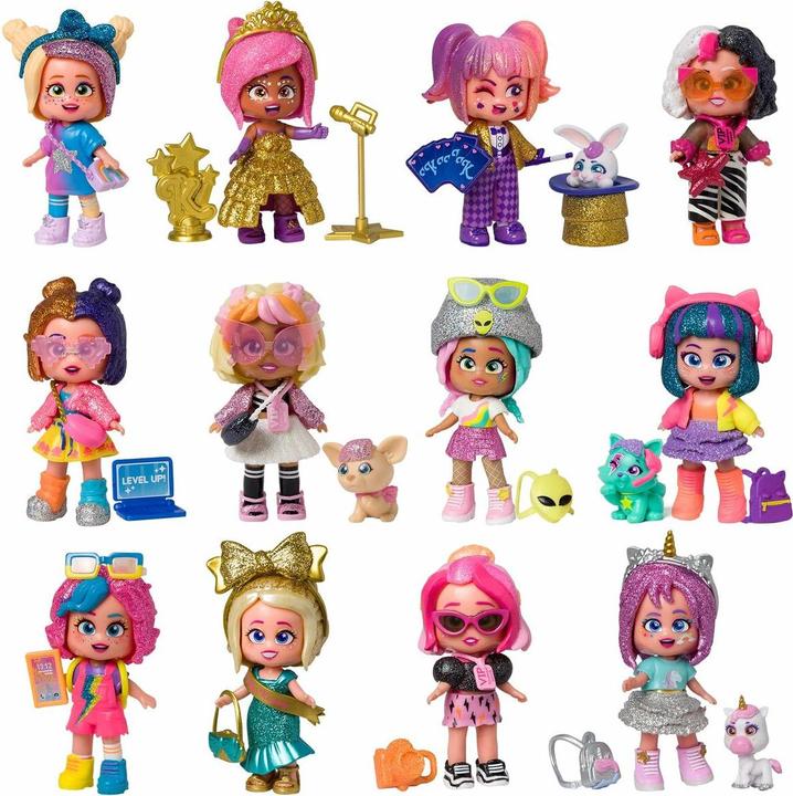 Actual product image KookyLoos Doll with pet Glitter Glam 1 piece