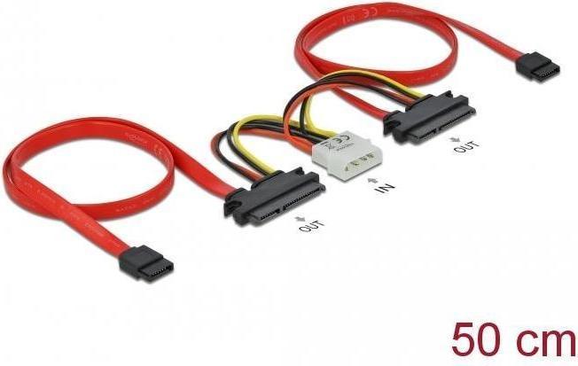 Produktbild Delock SATA All-in-One cable (50 cm, SAS, SATA)