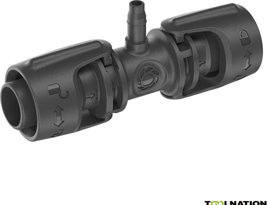 Produktbild Gardena T-Stück 13 mm – 4,6 mm (Tropfbewässerung Verbinder + Abzweiger)