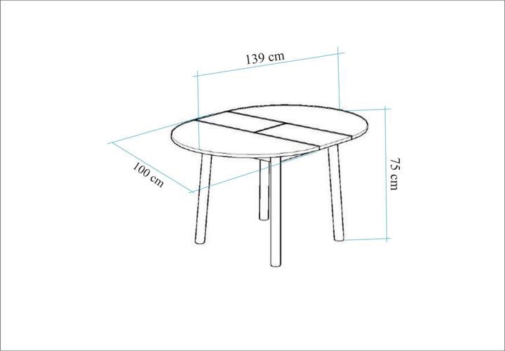 Actual product image Homitis Vina (100 x 100 x 75 cm)