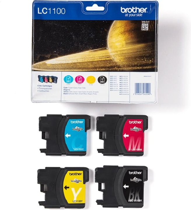 Produktbild Brother LC-1100VALBP Value Pack (M, BK, Y, C)