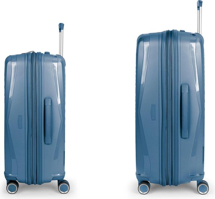 Image du produit Gabol Queens Ensemble de valises à 4 roulettes en 2 parties avec soufflet extensible (181 l)