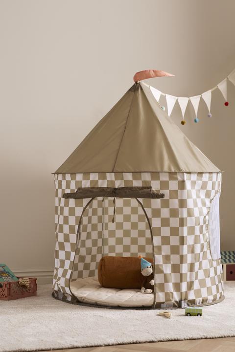 Immagine prodotto Kids Concept - Tent - Khaki med tern - 100x100x130 cm