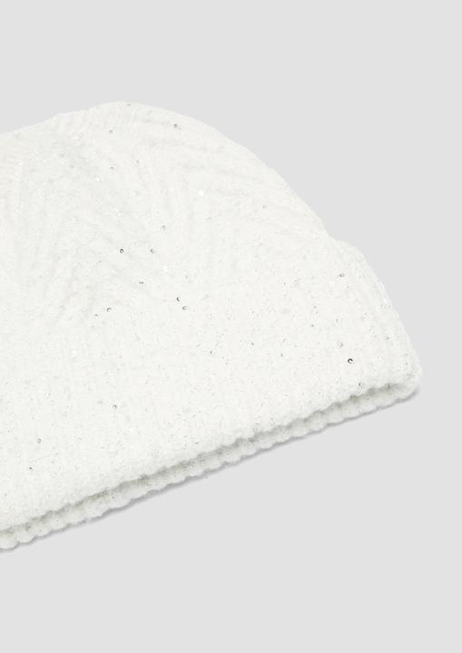Image du produit s.Oliver Mütze Strickmütze mit Glitzergarn