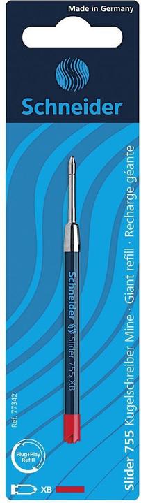 Produktbild Schneider Kugelschreibermine 'Slider 755' XB (1 Stk., Rot, 0.50 mm)