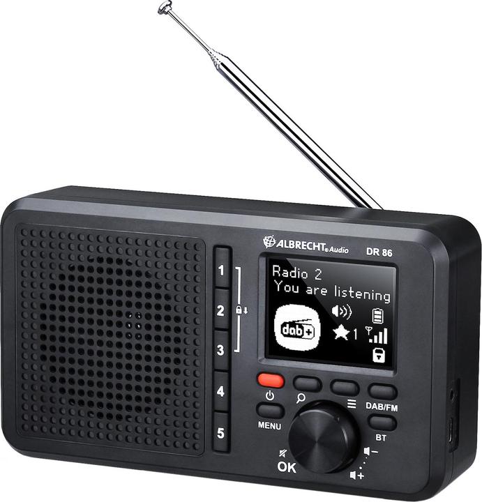 Actual product image Albrecht DR 86 Senior (DAB+, FM, Bluetooth)