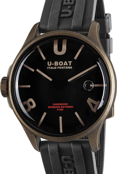 Immagine prodotto U-Boat 9549 Orologio da uomo vintage marrone Darkmoon 40mm 5ATM (Orologio da polso analogico, 40 mm)
