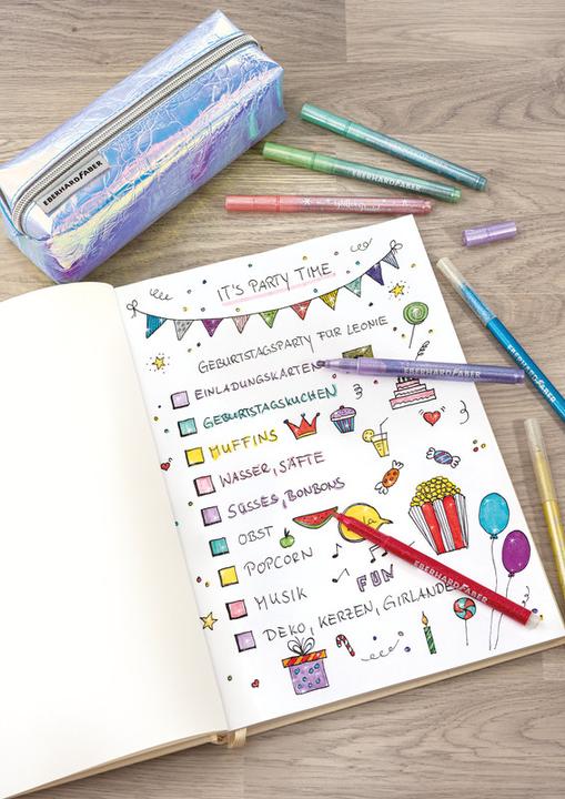 Image du produit EberhardFaber Crayon fibre Glitter (Multicolore, 24 x)