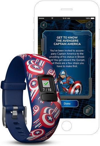 Produktbild Garmin Vivofit jr. 2 Marvel (Captain America) (11 mm)