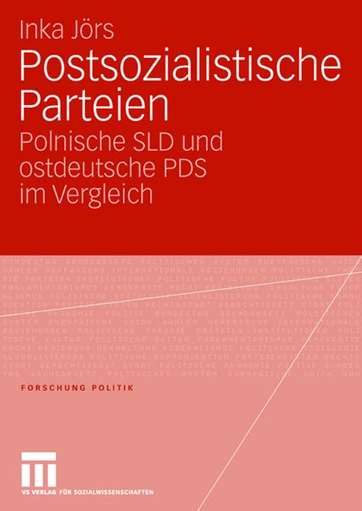 Produktbild Postsozialistische Parteien (Deutsch, Inka Jörs, 2006)