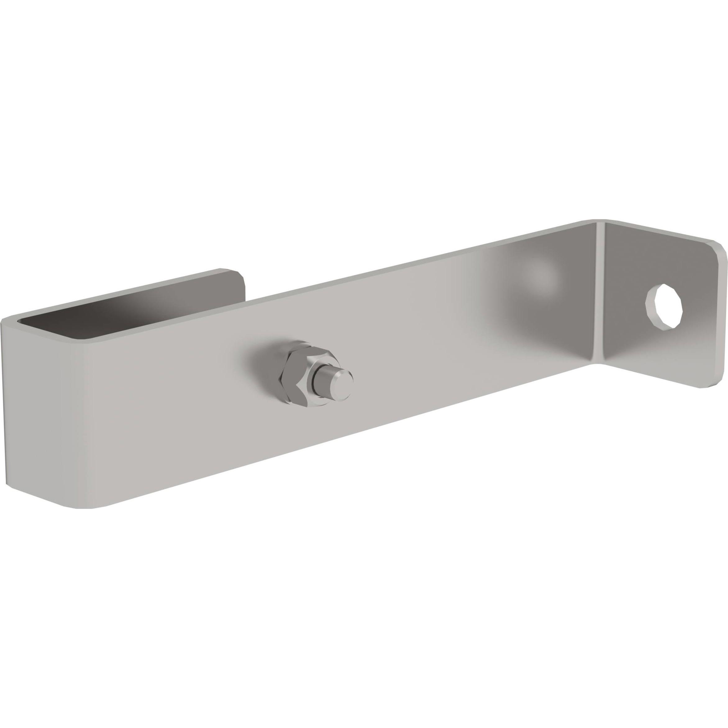 Munk, Scala a pioli, Staffa a muro in acciaio inox per vetroresina, rigida