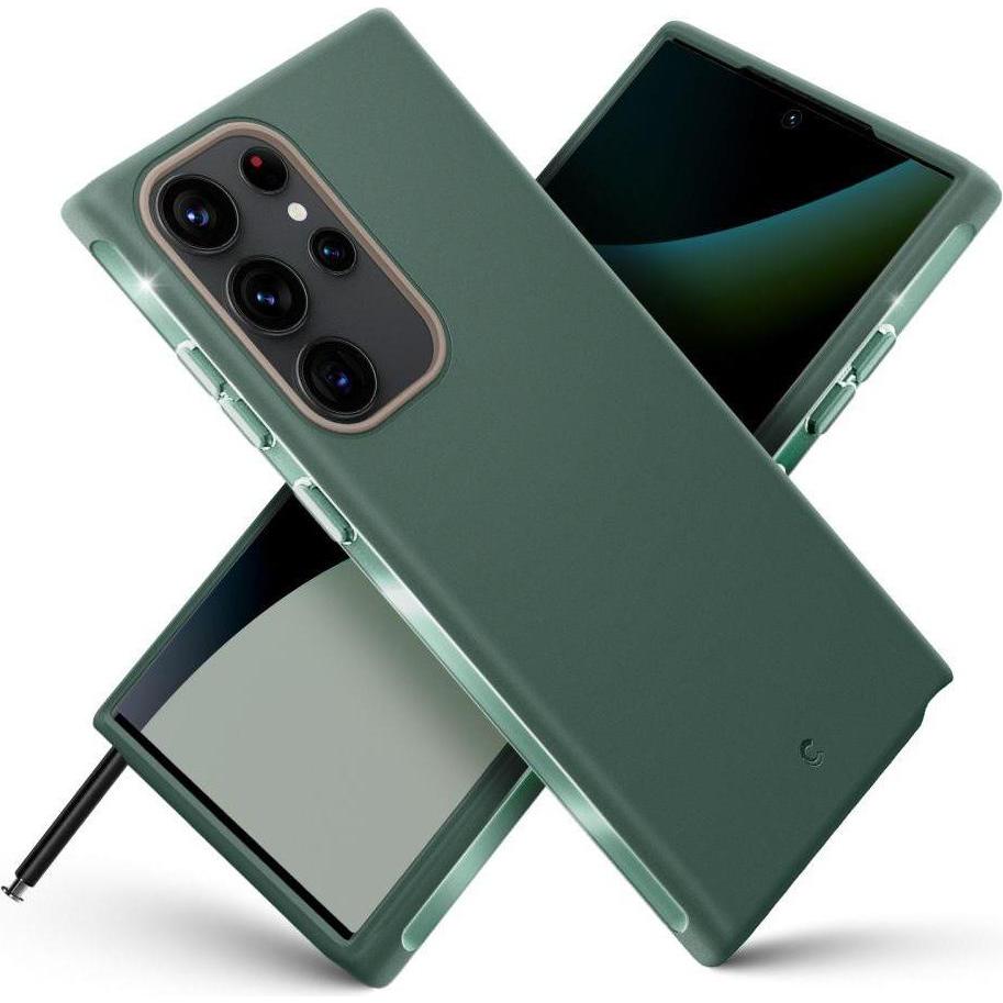 Spigen Cecile Ultra Case für S918B Samsung Galaxy S23 Ultra - kale (Samsung Galaxy S23 Ultra), Smartphone Hülle, Grün