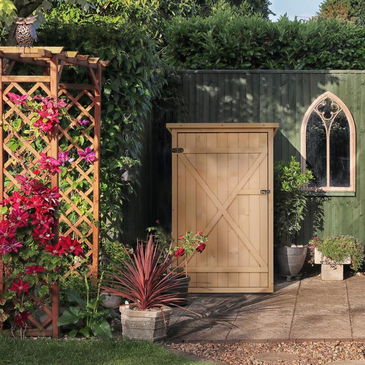 Produktbild Outsunny Gerätehaus mit Regalböden