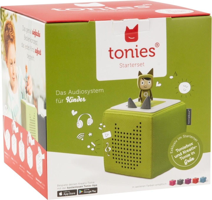 Productafbeelding Tonies Toniebox Startset Groen (Creatieve Tonie) (Duits)